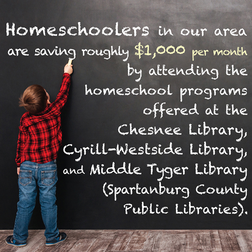 Homeschool Programs - Spartanburg County Public Libraries