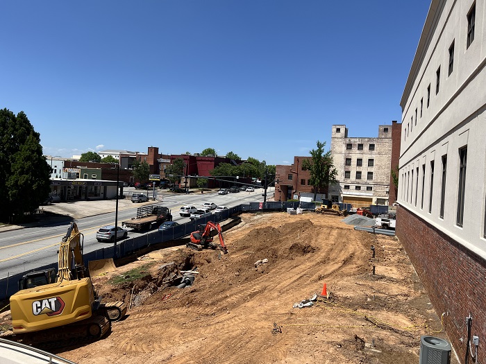 Planetarium and Spark Space Construction begins - April 2024